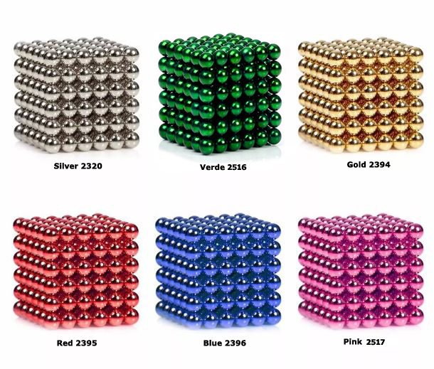 Neocube set de 216 imanes de neodimio 5mm diametro