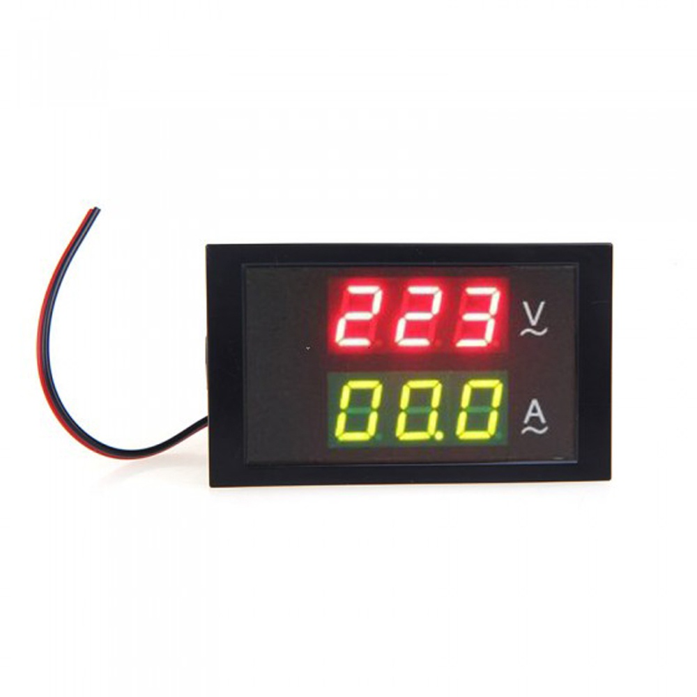 Voltimetro Amperimetro Digital Panel Led Ac 80-300v 100a – Candy-HO