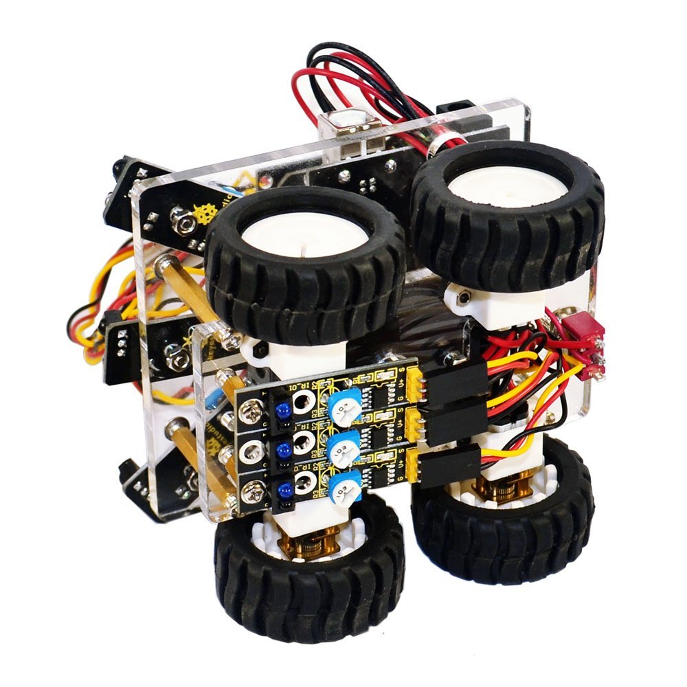 Robot Armado y listo para usar Auto inteligente Keyestudio JS0159 7