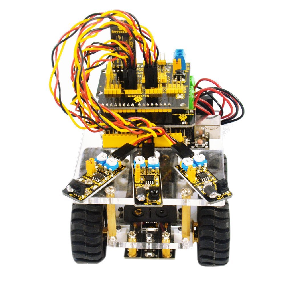 Robot Armado y listo para usar Auto inteligente Keyestudio JS0159