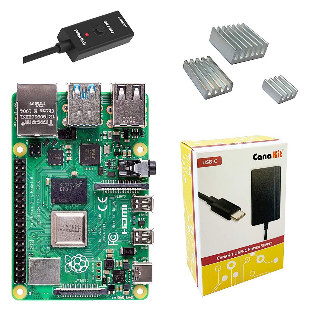 Canakit Raspberry Pi 4 Modelo B 2gb Ram Basic Starter Kit – Candy-HO