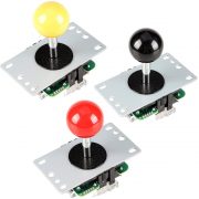 Palanca Joystick Arcade Metálico Mame Bola Negro