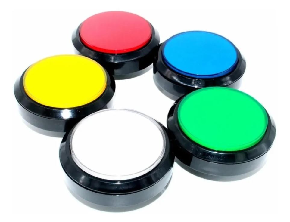 Boton Pulsador Arcade Led 100mm Retroiluminado Colores – Candy-HO