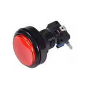 Botón Pulsador Arcade Genérico 46mm Retroiluminado ROJO