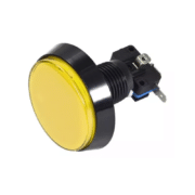 Botón Pulsador Arcade Genérico 46mm Retroiluminado AMARILLO