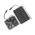 Ventilador Con Panel Solar 6w Extractor De Aire 12v Cooler