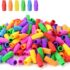 Pack 120 Gomas Para Lápiz Tipo Capuchón 7 Colores Surtidos